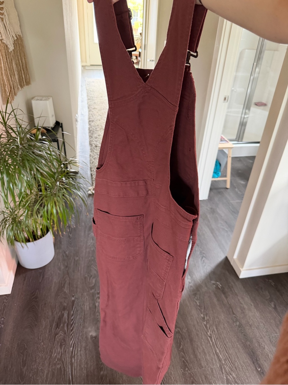Carhartt Dusty Rose Canvas Overalls - Picture 2 of 6